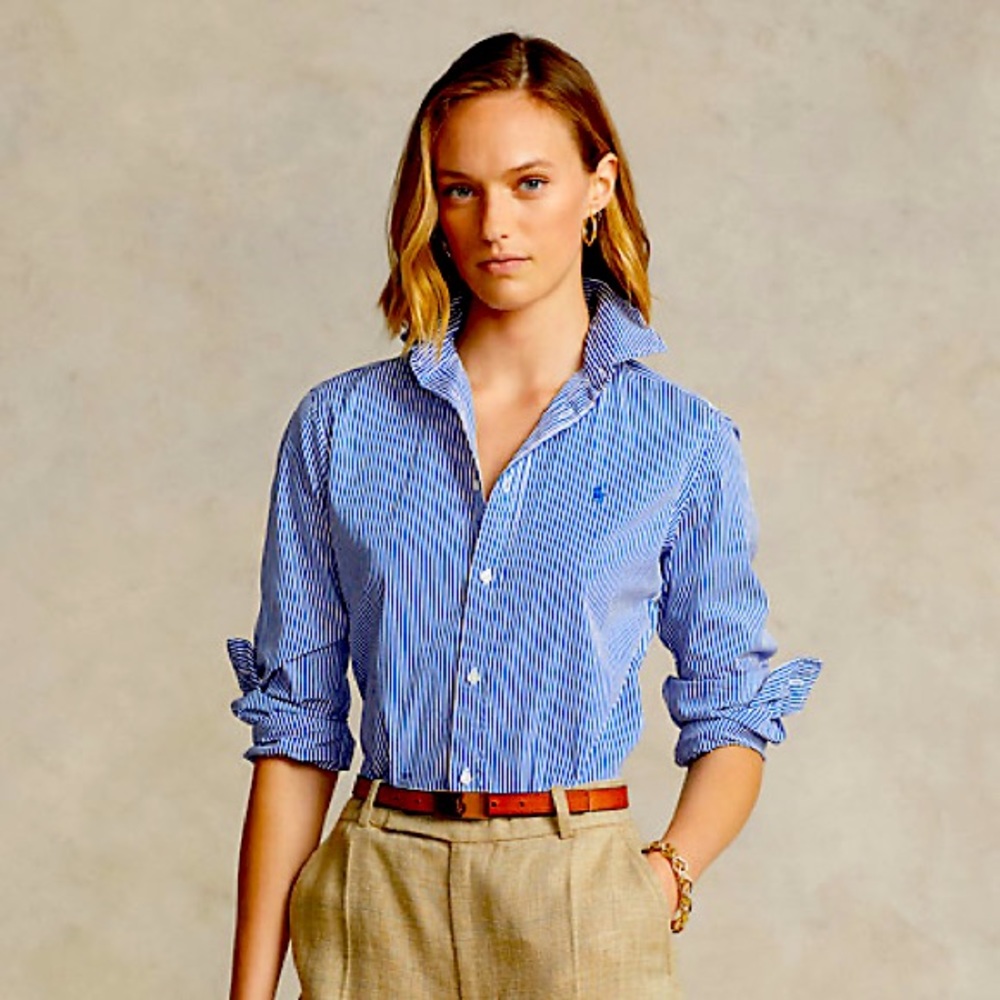 Ralph Lauren Classic Fit Stripped Cotton Shirt